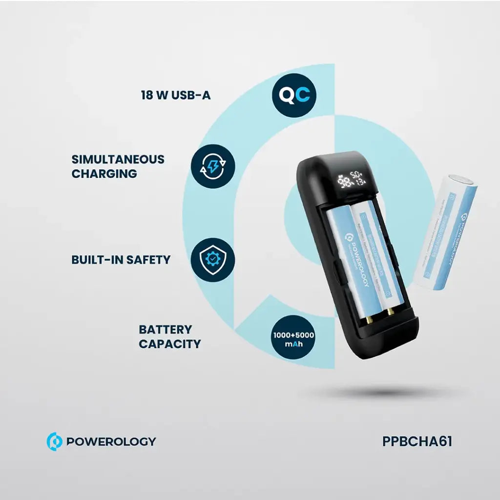 Powerology Diy Cell 10000+5000mAh Powerbank
