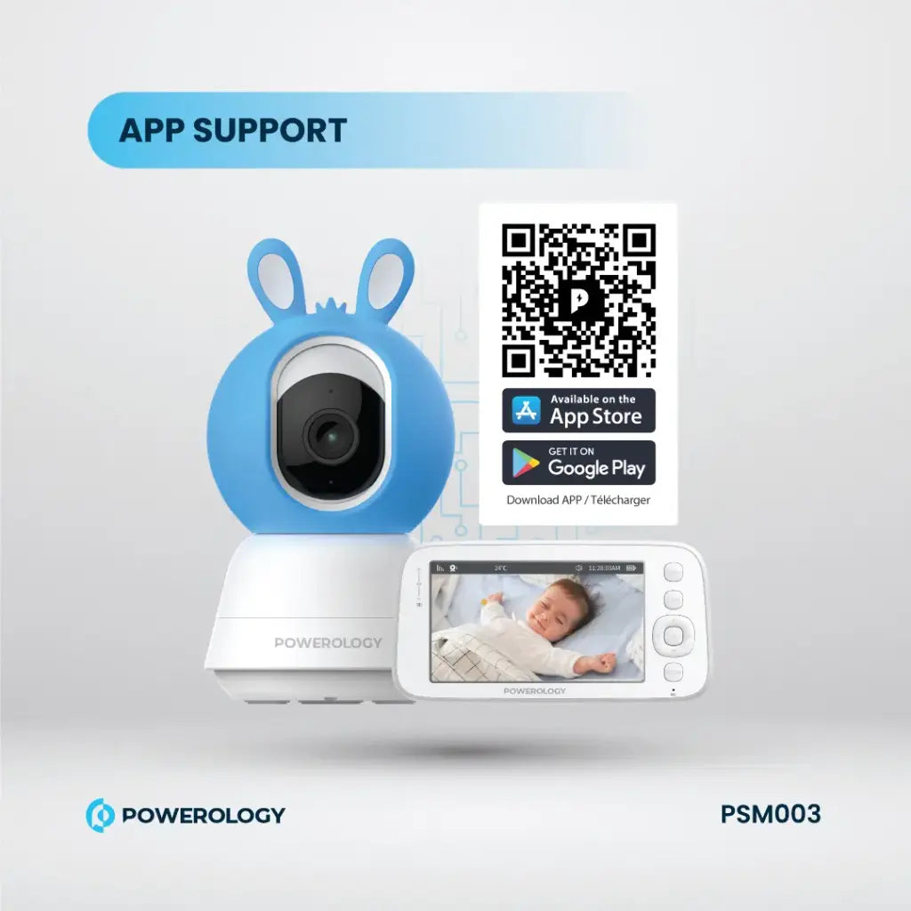 Powerology Monitor & App Baby Camera