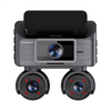 Powerology Sentra Dash Camera with 3 Lenses and Rear Camera - Black