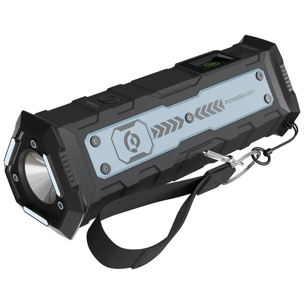 Powerology TorchPower 20000mAh Power Bank  Built-in Flashlight