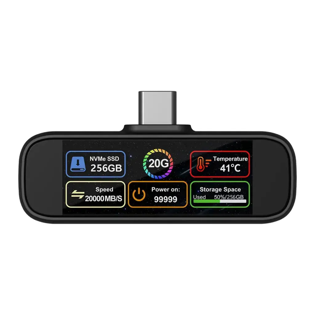 Powerology Vaultx 256 GB Mini Portable SSD Drive