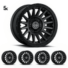 Y61 (17×8.5) 5x RECON PRO أسود ساتان 6×5.5″ (إزاحة 0)