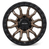 HILUX (17X9) RAID MATT BLACK BRONZE 4x ALLOY WHEELS (6/139) +12