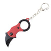 Camouflage Knife Keychain - Red