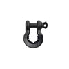 حلقات D-RING مع عازل بقطر 3/4 إنش (باللون الأسود)