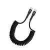SIA Braided Retractable Type-C To Type-C Cable 1.2m 60W Black