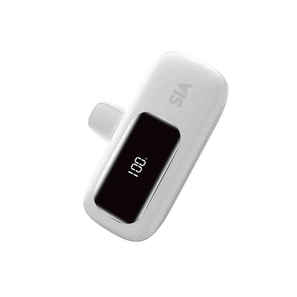 SIA Volt Link SIPBPLGC5-WT Mini Power Bank Type-C Plug PD 20W 5000mAh - White