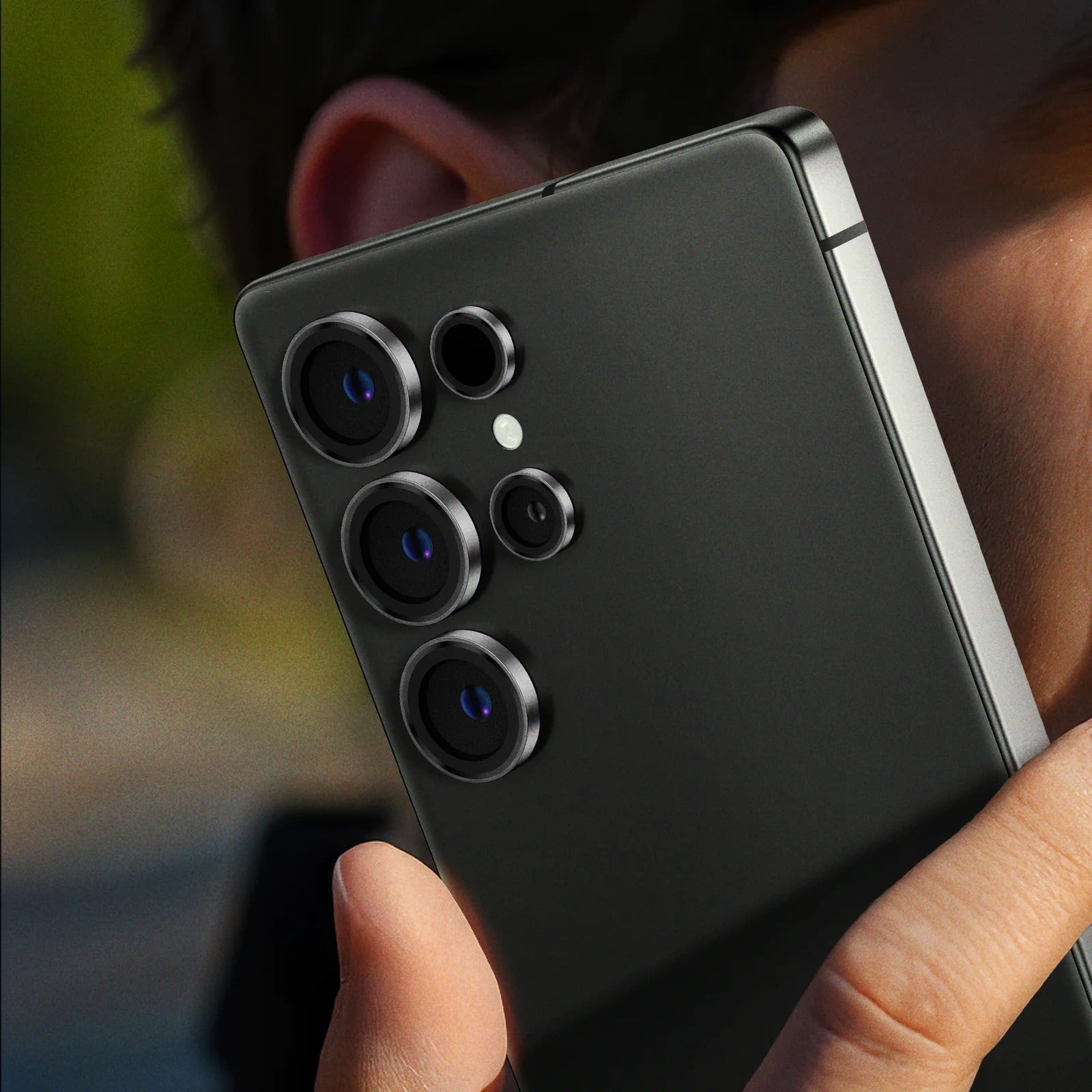 Amazingthing Samsung s25 ultra Radix lens glass Black