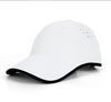 Lightweight Seamless Wrinkle Resistant Hat (White)