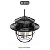 LED Camping Lantern 2 Modes Waterproof High Brightness USB Rechargeable Stepless Dimming Retro Hanging Light