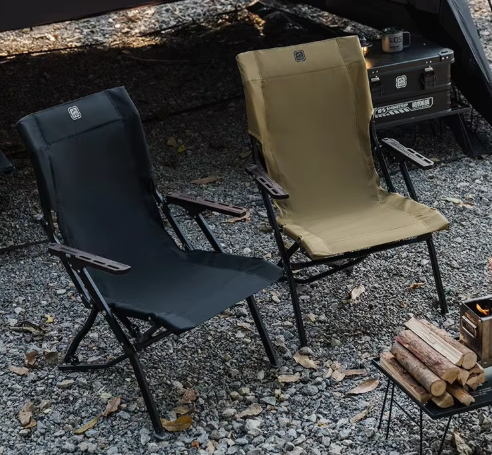 Shine trip comfortable folding chair - Sand