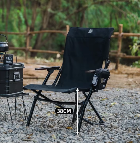 Shine trip comfortable folding chair - Sand