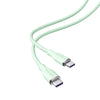 Voltme Powerlink Moss Liquid Silicon Cable Type C to Type C 5A / 1M (100W) Emarker Green