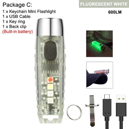 S12 Plus 600LM Mini Portable Brightness Flashlight