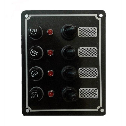 Switch Panel Toggle 4 gang