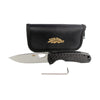 Honey Badger Flipper Stonewashed D2 Lrg Blk W/Zipper Pouch