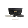Honey Badger Flipper Stonewashed D2 Med Blk W/Zipper Pouch