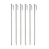 Campingmoon 6 Pieces Tent Pegs Stainless Steel - 40 cm