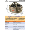 Campingmoon Canvas Carry Bag for Dutch Oven