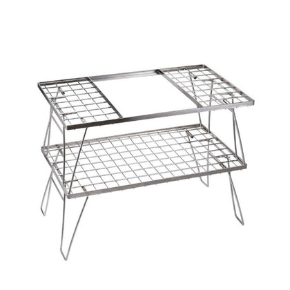 Campingmoon 2 Foldable Tables with Removable Center Compartment
