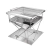 Campingmoon MT-045 Foldable BBQ Grill & Fire Pit - Large