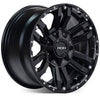 Prado 250 (18X9) 4x MATT BLACK VAPOUR WHEELS (6/139) +30 OFFSET