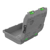 Tred 50-40 Storage Box 25L Shallow Grey With Green