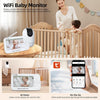 CRONY BM5R59 5inch video baby monitor with Tuya application
