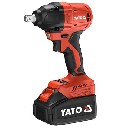 Yato 18v 350n Cordless Brushless Impact Wrench+2*4Ah+2.2a Charger