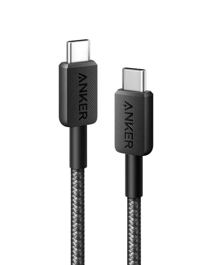 Anker 322 USB-C to USB-C Cable 60W Braided (0.9m/3ft)