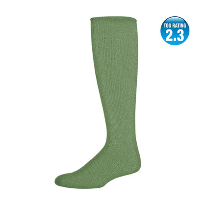 Camouflage Warm Winter Long Socks Green