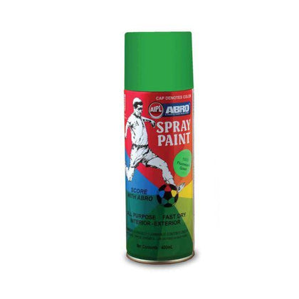 ABRO Multi Purpose Color Spray Paint Can Green Fluorescent