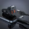 Acefast Fast Charge Car Charger B9 66W (2xUSB-A+USB-C)