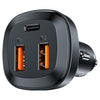 Acefast Fast Charge Car Charger B9 66W (2xUSB-A+USB-C)