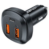 Acefast Fast Charge Car Charger B9 66W (2xUSB-A+USB-C)