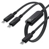 Acefast Charging Data Cable C5-11 USB-C to 2xUSB-C 100W