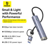 هاب Baseus UltraJoy Series 4-منفذ AIR - رمادي فضائي