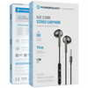 Powerology AUX 3.5mm Stereo Earphones with HD Sound Quality