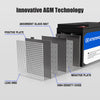 Atem Power 200Ah 12V AGM Deep Cycle Battery Portable Sealed