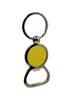 Vroom Car Keychain Metal Opener-Yellow