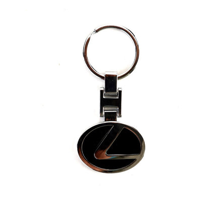 Vroom Key Chain Luxus Black & Chrome