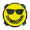 KC LIGHTS  | 6″ PRO 6 GRAVITY LIGHT COVER  | SMILEY FACE YELLOW/BLACK KC LOGO