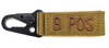 Blood Type Keychain Khaki