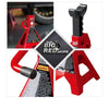 BigRed Steel Hydraulic Jack Stand 3 Ton Black + Red