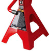 BigRed Steel Hydraulic Jack Stand 3 Ton Black + Red