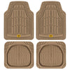 CAT Short Trim Mats 4 Pcs Beige Pvc