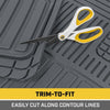 CAT Full Trim Mats 3 Pcs Grey Pvc