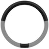 CAT 2 Tone Steering Wheel Cover Black Grey