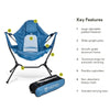 NEMO EQUIPMENT | STARGAZE RECLINING CAMP CHAIR | BLUE HORIZON