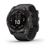 Garmin Fénix 7X Pro – Sapphire Solar Edition Carbon Grey DLC Titanium with Black Band